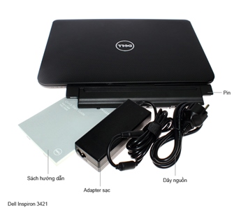 Laptop Dell Inspiron 3421 Core i3-3217,Ram 4GB,HDD 500GB,VGA 1GB 