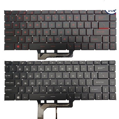 Tastiera Retroilluminata Rossa Per MSI Bravo 15 A4DDR/A4DCR – Sostitutiva QWERTY